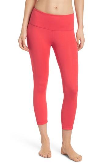 Women's Zella Live In Lite Crop Leggings, Size - Red