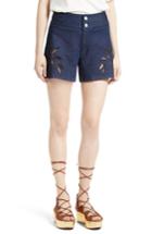 Women's See By Chloe Embroidered Denim Shorts