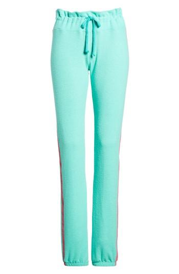 Women's Dream Scene Sporty Stripe Track Pants, Size - Blue/green