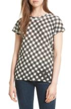 Women's Rag & Bone Gingham Tee - Black