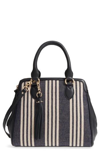 Celine Dion Forte Canvas Satchel - Black