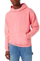 Men's Topman Oversize Crossover Hoodie, Size - Pink