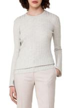 Women's Akris Rib Knit Stretch Cashmere & Silk Top