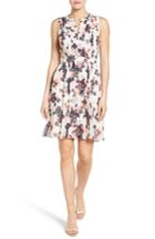 Women's Halogen Pleated Fit & Flare Dress - Ivory