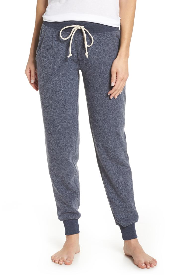 Women's Alternative Eco Teddy Jogger Pants - Blue