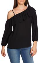 Women's Michael Michael Kors Eden Rose Crepe Blouse - Red