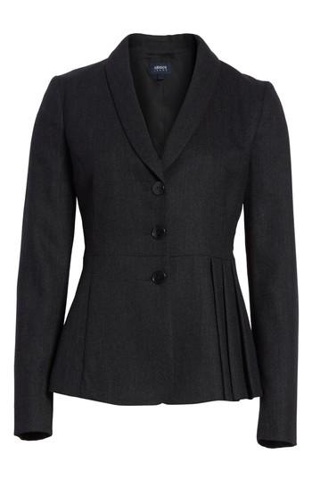 Women's Armani Jeans Side Pleat Blazer Us / 42 It - Black