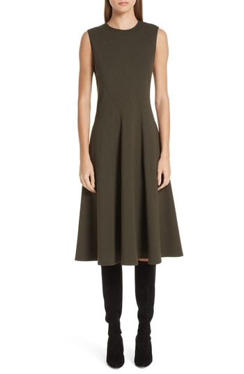 Women's Lafayette 148 New York Topenga Punto Milano Dress - Green