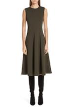 Women's Lafayette 148 New York Topenga Punto Milano Dress - Green