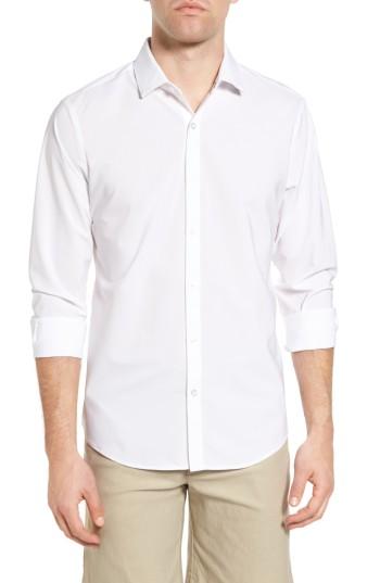 Men's Mizzen+main Manhattan Sport Shirt - White