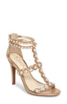 Women's Jessica Simpson Eleia Imitation Pearl Stud Sandal M - Black