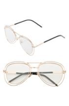 Women's Sunnyside La 55mm Aviator Fashion Glasses -