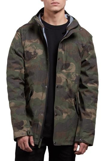 Men's Volcom Lane Parka - Green