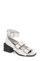 Women's Jeffrey Campbell Aspinal Ankle Strap Sandal .5 M - White