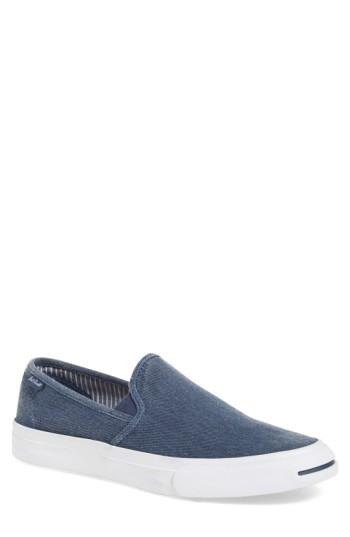 Men's Converse Jack Purcell Ii Slip-on .5 M - Blue