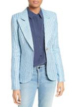 Women's Smythe Duchess Stripe Linen Blazer