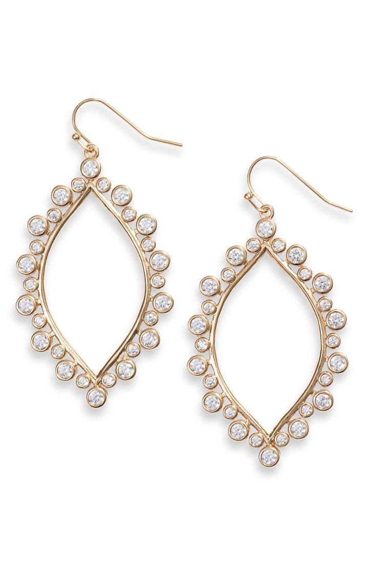 Women's Asha Berry Marquise Drop Earrings
