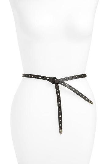 Women's Another Line Studded Skinny Belt