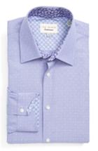 Men's Ted Baker London Steam Trim Fit Stripe Dress Shirt