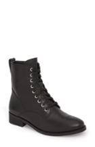 Women's Lucky Brand Hestawn Moto Bootie .5 M - Black