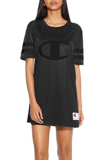 Women's Champion Life Mesh T-shirt Dress - Black