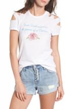 Women's Pst By Project Social T Power Of A Woman Cold Shoulder Tee