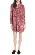 Women's Kate Spade New York Print Brushed Silk Swing Dress