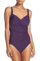 Women's Miraclesuit 'sanibel' Underwire One-piece Swimsuit - Red