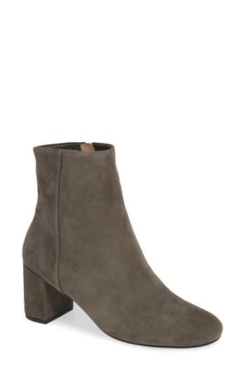 Women's Taryn Rose Cassidy Block Heel Bootie .5 M - Grey