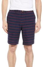 Men's Nifty Genius Morgan Stripe Bermuda Shorts - Red