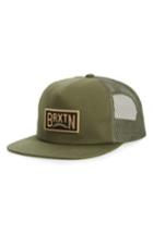 Men's Brixton Langley Trucker Hat - Green
