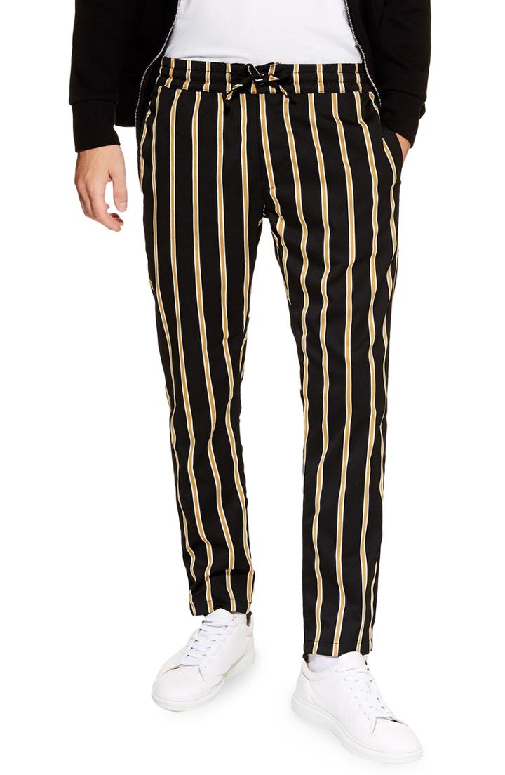 Men's Topman Stripe Jogger Pants X 32 - Blue