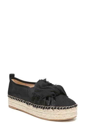Women's Sam Edelman Cabrera Platform Espadrille Slip-on M - Black