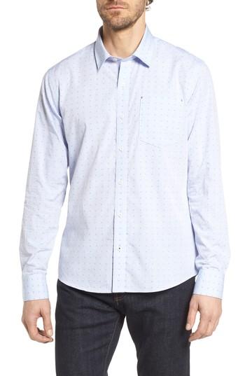 Men's 7 Diamonds Trust In Me Woven Shirt - Blue