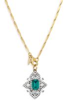 Women's Elizabeth Cole Bessette Swarovski Crystal Pendant Necklace