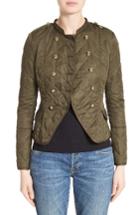 Women's Burberry Boscastle Quilted Military Jacket