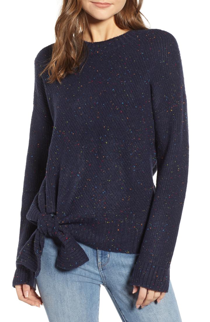 Women's Sanctuary Supersize Curl Up Sweater - Grey
