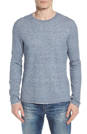 Men's Rag & Bone Tripp Regular Fit Crewneck Shirt - Blue