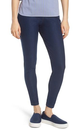 Women's Nordstrom Basic High Waist Denim Leggings, Size - Blue