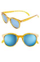 Men's Sunski Makani 51mm Mirrored Polarized Sunglasses - Blond Tortoise/ Aqua
