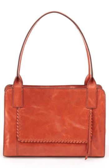 Hobo Splendor Leather Satchel - Red