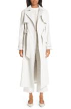 Women's Partow Wax Coated Denim Trench Coat