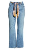 Women's Free People Belt Out High Waist Crop Bootcut Jeans