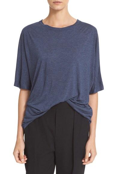 Women's Vince Dolman Sleeve Tee - Blue