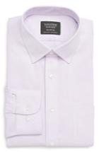 Men's Nordstrom Men's Shop Smartcare(tm) Traditional Fit Dress Shirt - 32/33 - Purple