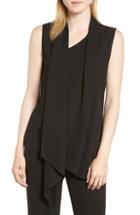 Women's Anne Klein Asymmetrical Scarf Blouse
