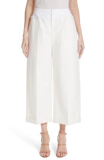 Women's Rejina Pyo Tate Crop Pants Us / 8 Uk - Ivory
