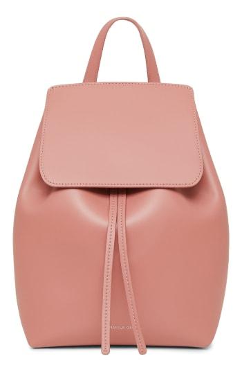 Mansur Gavriel Mini Leather Backpack - Pink
