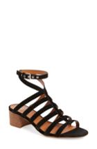 Women's Sarto By Franco Sarto Finesse Cage Sandal .5 M - Black