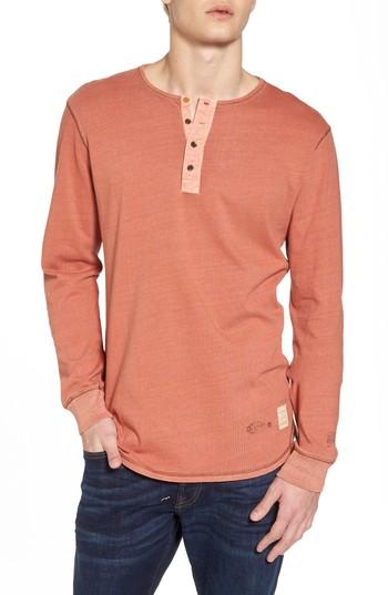 Men's Scotch & Soda Granddad T-shirt - Orange